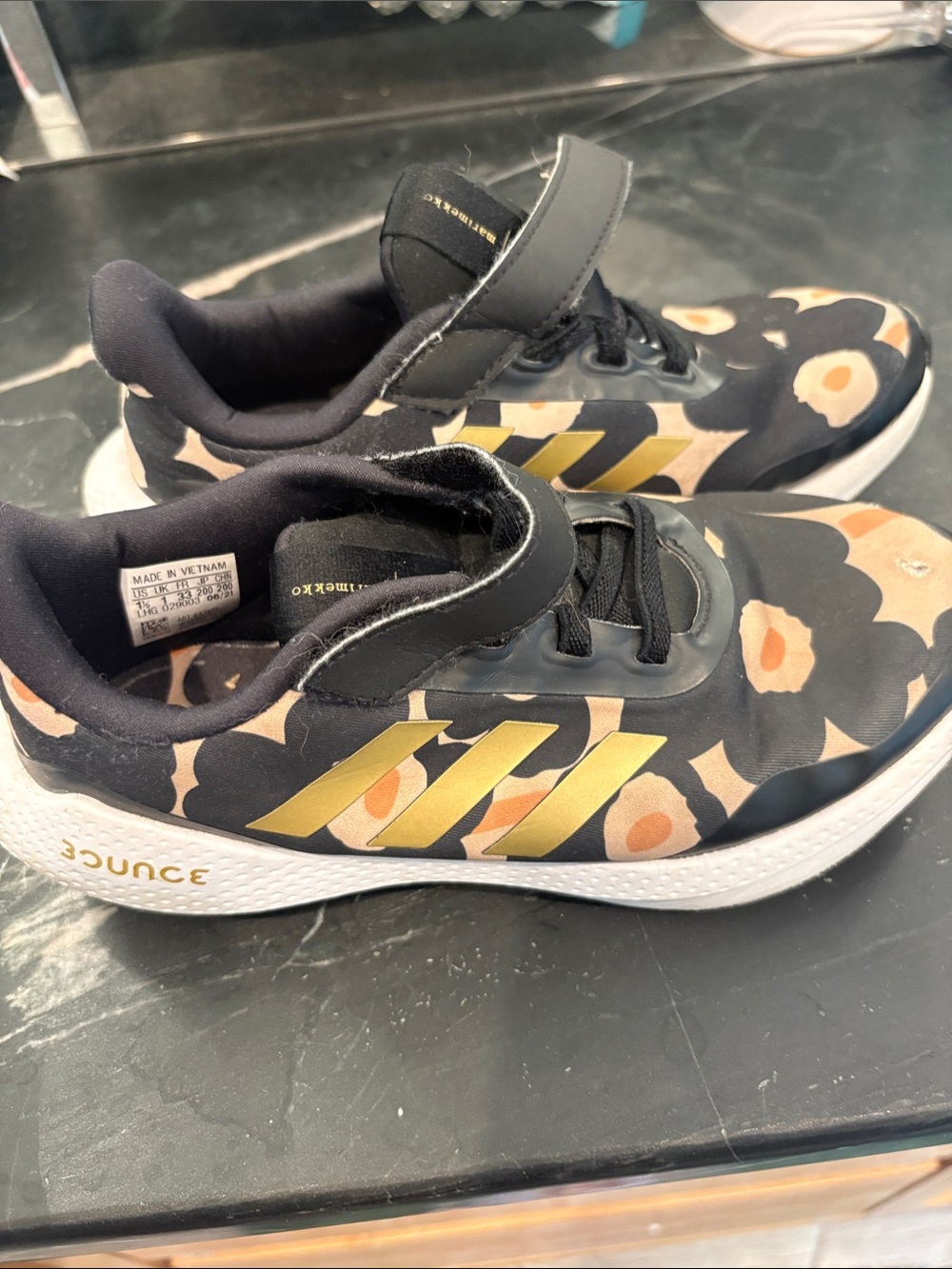 Addidas Marimekko bounce flower print sneakers